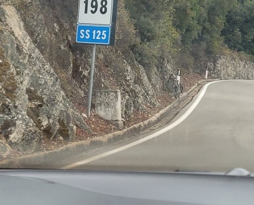Bergstraße SS125, Sardinien