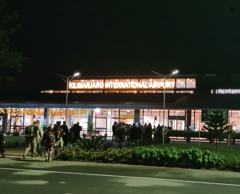 flughafen Ankunft in Arusha, Tansania