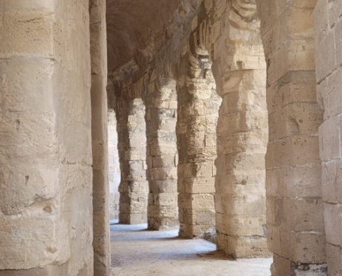 Kolloseum2 Kolosseum von El Jem, Tunesien
