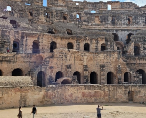 Kolloseum3 Kolosseum von El Jem, Tunesien