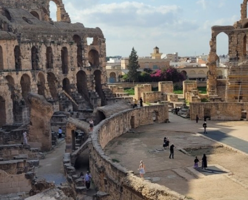 Kolloseum6 Kolosseum von El Jem, Tunesien