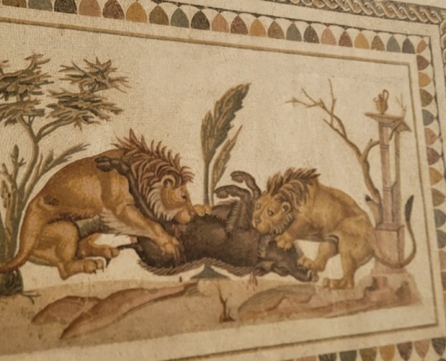 roemische_villa5 Römische Villa mit Mosaiken in El Jem, Tunesien